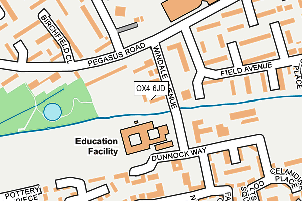 OX4 6JD map - OS OpenMap – Local (Ordnance Survey)