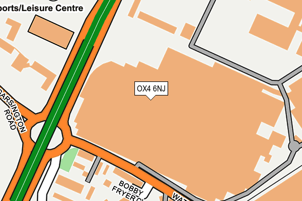 OX4 6NJ map - OS OpenMap – Local (Ordnance Survey)