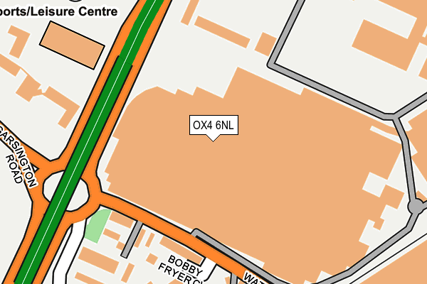 OX4 6NL map - OS OpenMap – Local (Ordnance Survey)