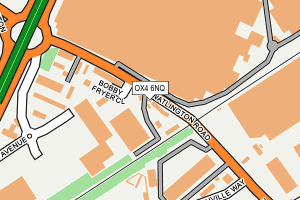 OX4 6NQ map - OS OpenMap – Local (Ordnance Survey)