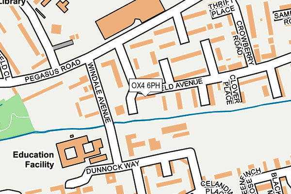 OX4 6PH map - OS OpenMap – Local (Ordnance Survey)