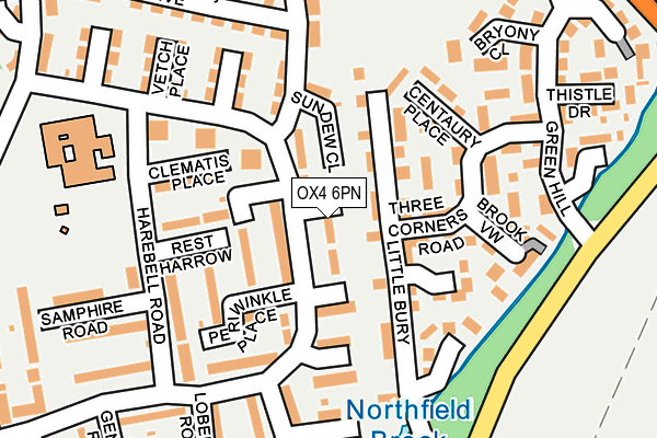 OX4 6PN map - OS OpenMap – Local (Ordnance Survey)