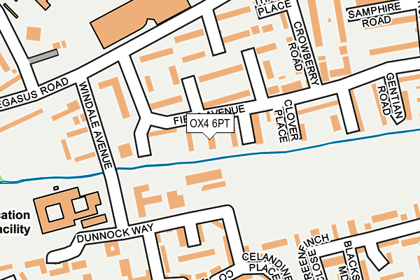 OX4 6PT map - OS OpenMap – Local (Ordnance Survey)