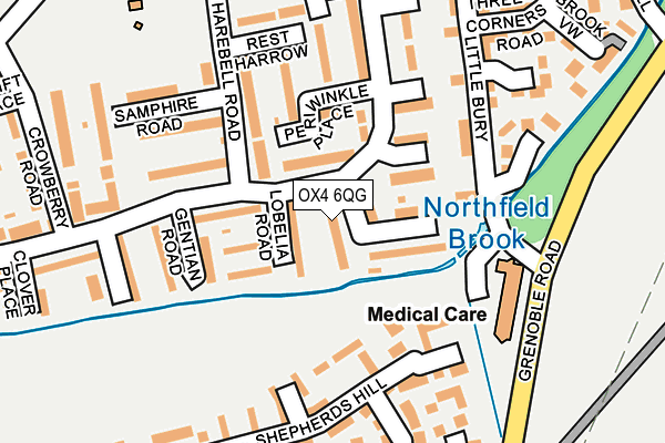 OX4 6QG map - OS OpenMap – Local (Ordnance Survey)