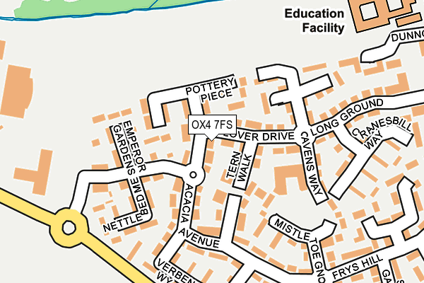 OX4 7FS map - OS OpenMap – Local (Ordnance Survey)