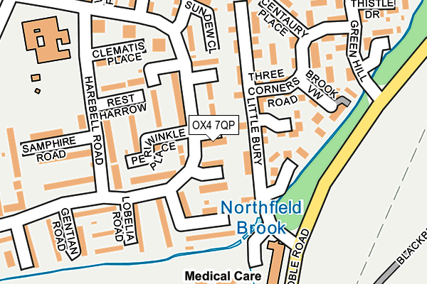 OX4 7QP map - OS OpenMap – Local (Ordnance Survey)