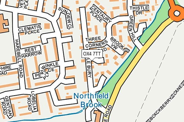 OX4 7TT map - OS OpenMap – Local (Ordnance Survey)