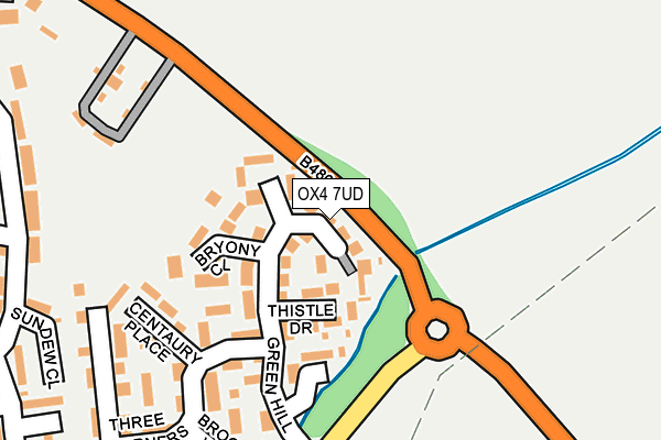 OX4 7UD map - OS OpenMap – Local (Ordnance Survey)