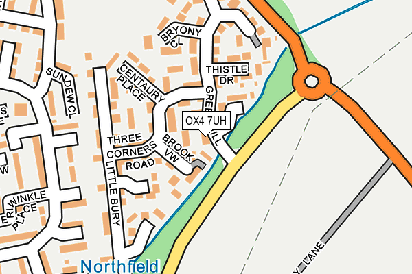 OX4 7UH map - OS OpenMap – Local (Ordnance Survey)