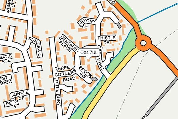 OX4 7UL map - OS OpenMap – Local (Ordnance Survey)