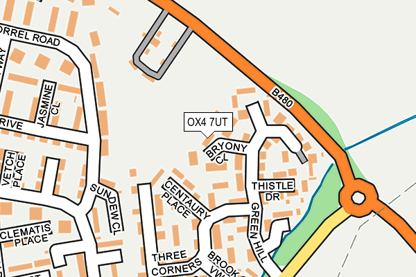 OX4 7UT map - OS OpenMap – Local (Ordnance Survey)