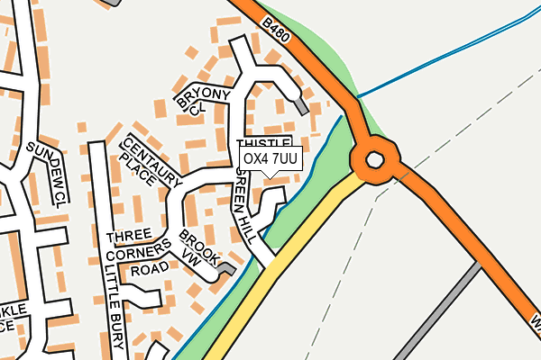 OX4 7UU map - OS OpenMap – Local (Ordnance Survey)