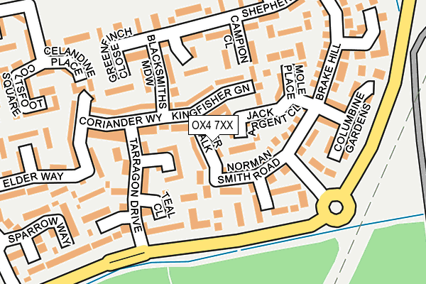 OX4 7XX map - OS OpenMap – Local (Ordnance Survey)