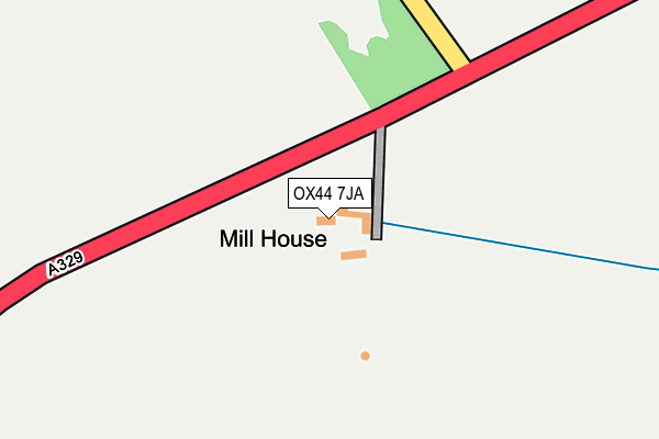 OX44 7JA map - OS OpenMap – Local (Ordnance Survey)