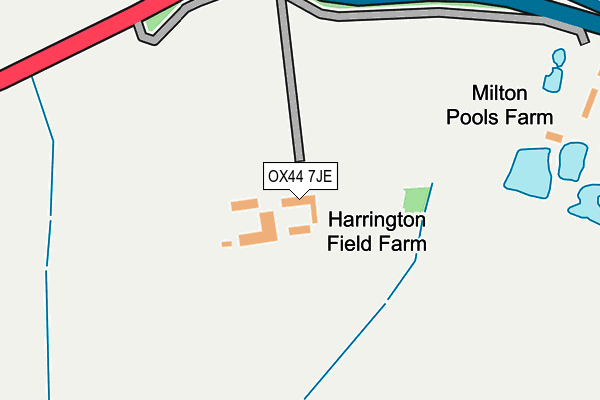 OX44 7JE map - OS OpenMap – Local (Ordnance Survey)