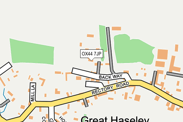OX44 7JP map - OS OpenMap – Local (Ordnance Survey)