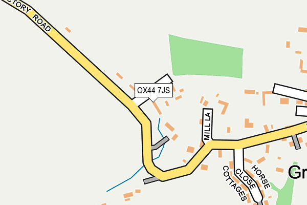 OX44 7JS map - OS OpenMap – Local (Ordnance Survey)