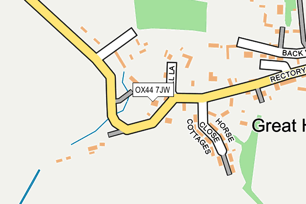 OX44 7JW map - OS OpenMap – Local (Ordnance Survey)