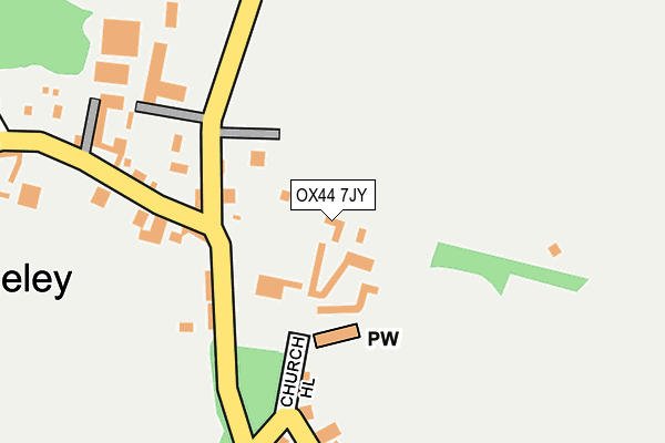 OX44 7JY map - OS OpenMap – Local (Ordnance Survey)