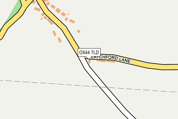 OX44 7LD map - OS OpenMap – Local (Ordnance Survey)