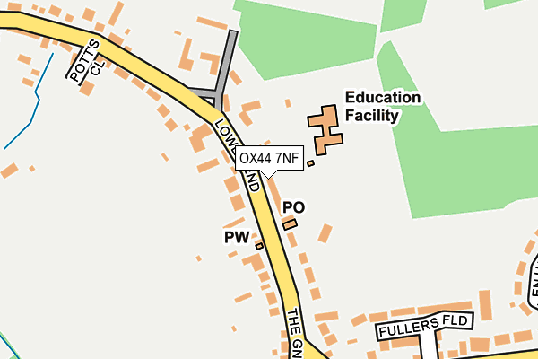 OX44 7NF map - OS OpenMap – Local (Ordnance Survey)