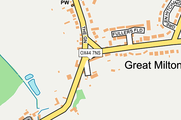 OX44 7NS map - OS OpenMap – Local (Ordnance Survey)