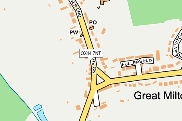 OX44 7NT map - OS OpenMap – Local (Ordnance Survey)
