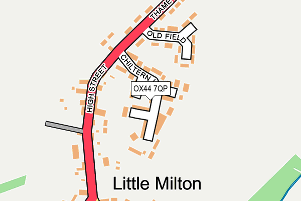 OX44 7QP map - OS OpenMap – Local (Ordnance Survey)