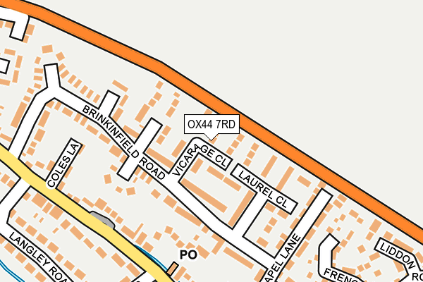 OX44 7RD map - OS OpenMap – Local (Ordnance Survey)