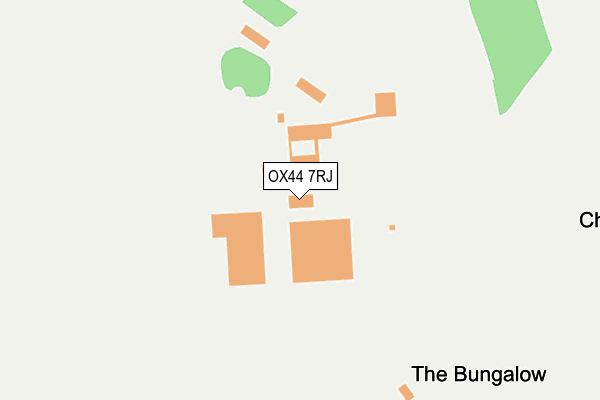 OX44 7RJ map - OS OpenMap – Local (Ordnance Survey)