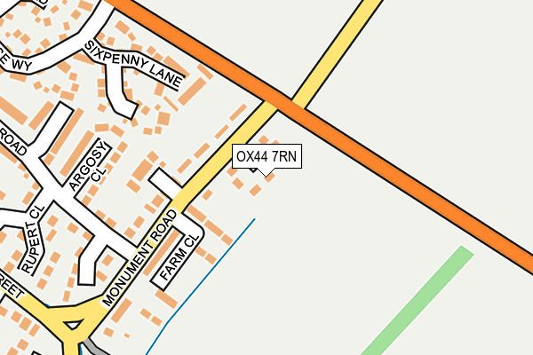 OX44 7RN map - OS OpenMap – Local (Ordnance Survey)
