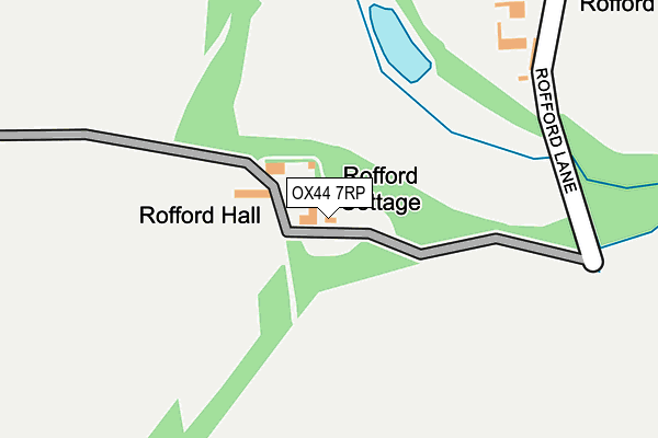 OX44 7RP map - OS OpenMap – Local (Ordnance Survey)