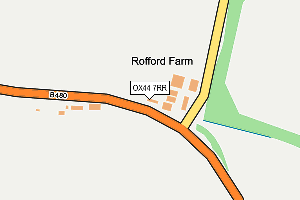 OX44 7RR map - OS OpenMap – Local (Ordnance Survey)