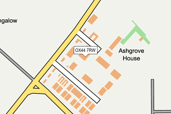 OX44 7RW map - OS OpenMap – Local (Ordnance Survey)