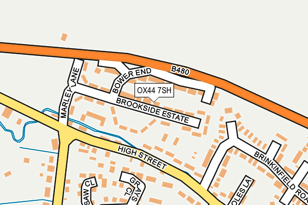 OX44 7SH map - OS OpenMap – Local (Ordnance Survey)