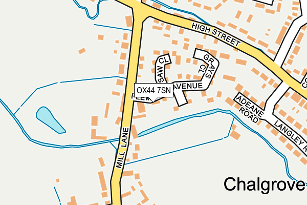 OX44 7SN map - OS OpenMap – Local (Ordnance Survey)