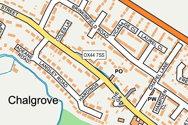 Map of CHALGROVE PHARMACY LTD at local scale