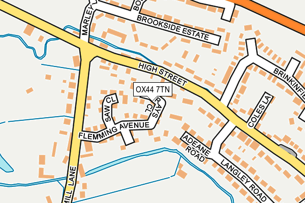OX44 7TN map - OS OpenMap – Local (Ordnance Survey)
