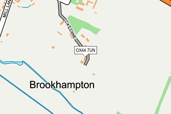 OX44 7UN map - OS OpenMap – Local (Ordnance Survey)