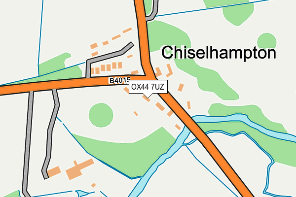 OX44 7UZ map - OS OpenMap – Local (Ordnance Survey)