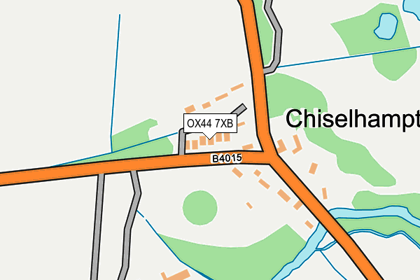 OX44 7XB map - OS OpenMap – Local (Ordnance Survey)