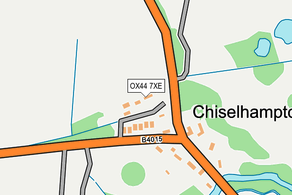 OX44 7XE map - OS OpenMap – Local (Ordnance Survey)