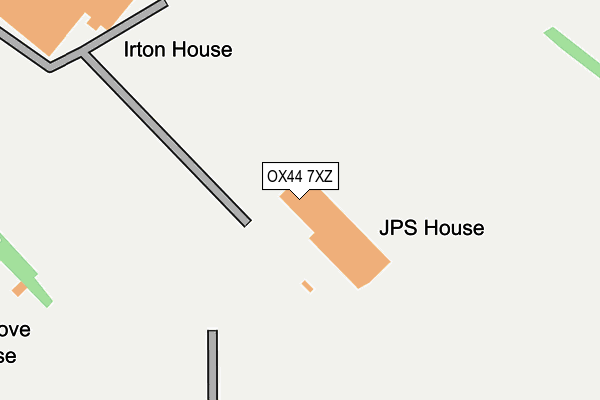 OX44 7XZ map - OS OpenMap – Local (Ordnance Survey)