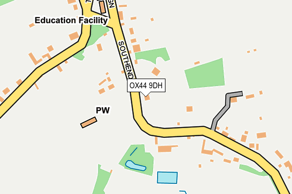 OX44 9DH map - OS OpenMap – Local (Ordnance Survey)