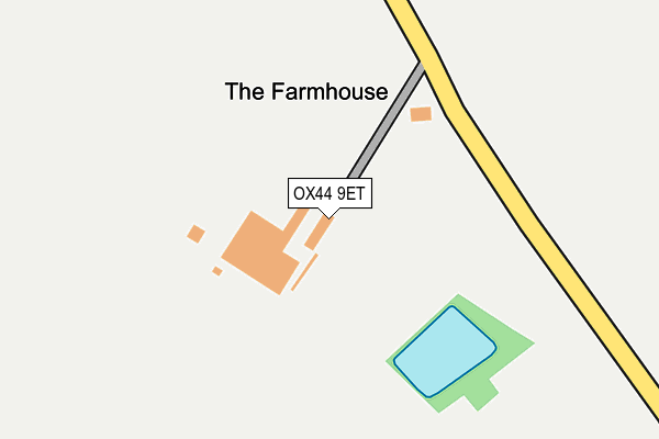 OX44 9ET map - OS OpenMap – Local (Ordnance Survey)