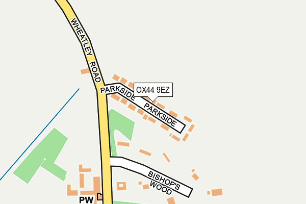 OX44 9EZ map - OS OpenMap – Local (Ordnance Survey)