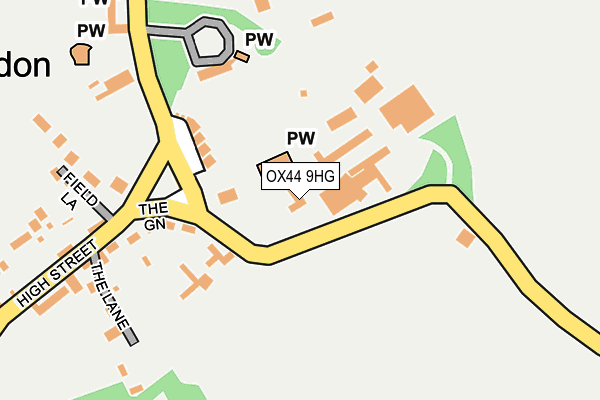 OX44 9HG map - OS OpenMap – Local (Ordnance Survey)