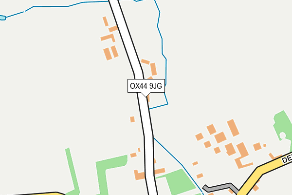 OX44 9JG map - OS OpenMap – Local (Ordnance Survey)