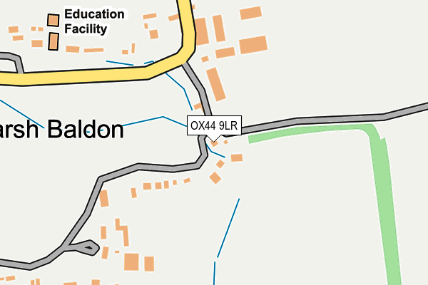 OX44 9LR map - OS OpenMap – Local (Ordnance Survey)