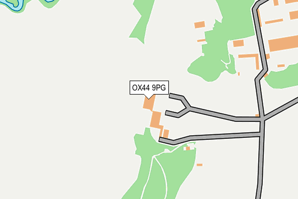 OX44 9PG map - OS OpenMap – Local (Ordnance Survey)